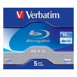 Verbatim 5x BD-R Blu-Ray 25GB